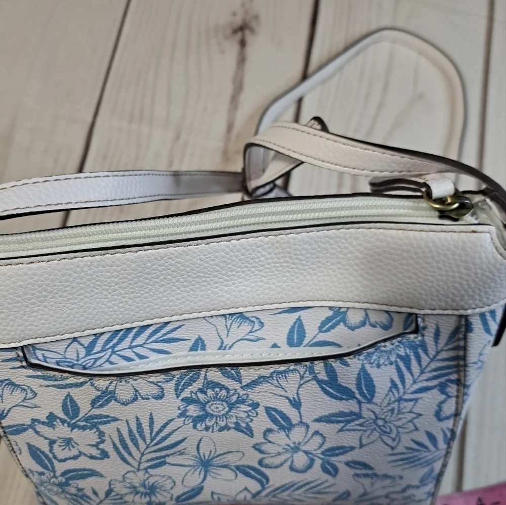 St. John's Bay Tropical Floral Crossbody Bag Purse